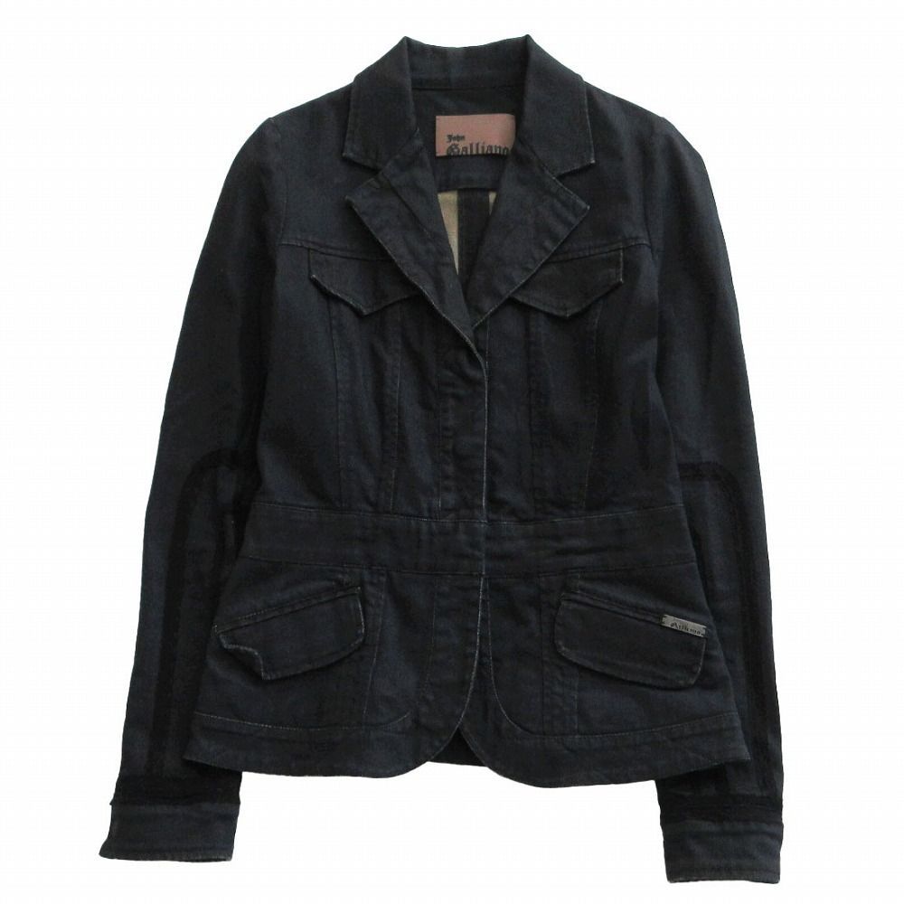 美品♡John Galliano デニムジャケット John Galliano ジョン・ガリアーノ ヴィンテージ デニムジャケット