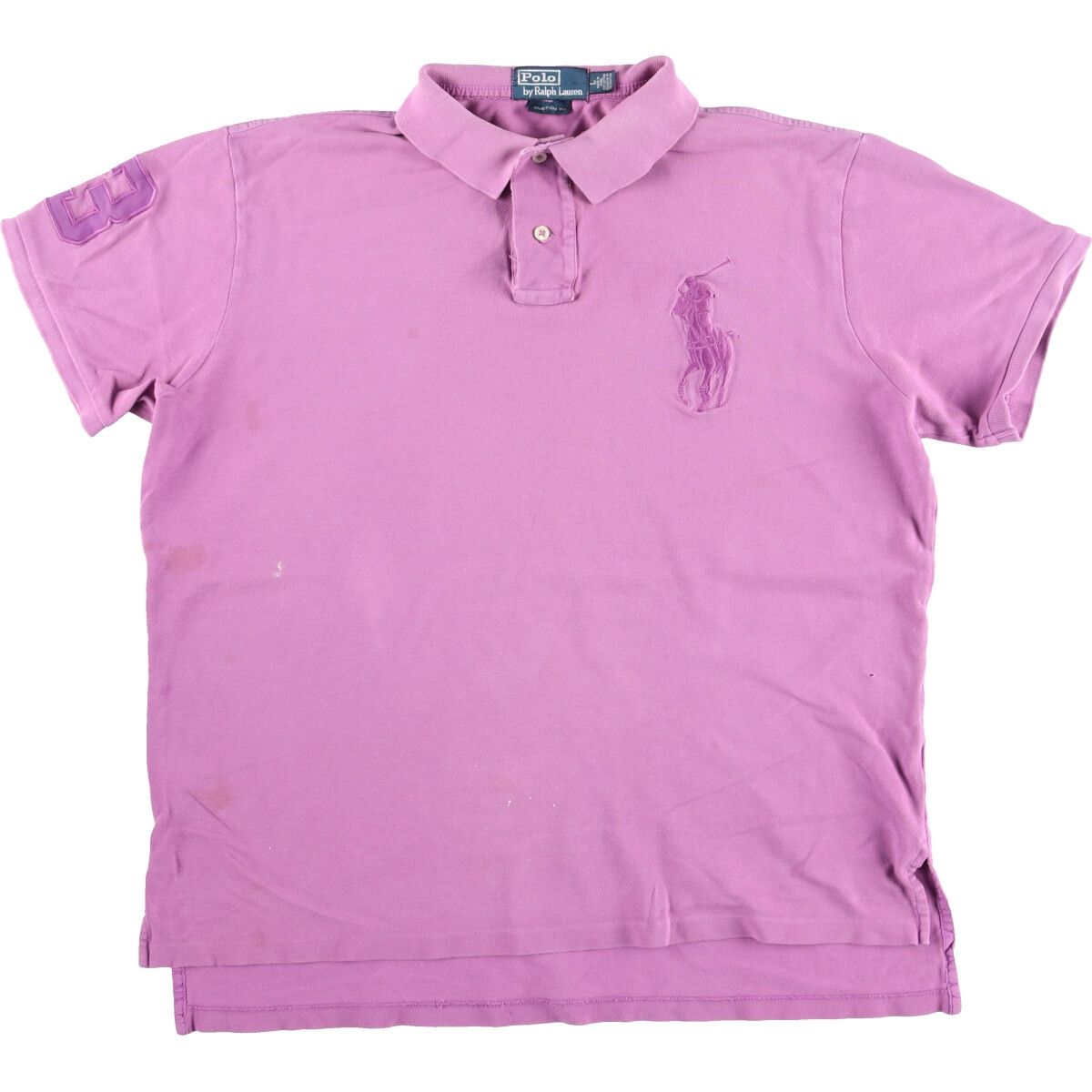 古着 ラルフローレン Ralph Lauren POLO by Ralph Lauren CUSTOM FIT ビッグポニー 半袖 ポロシャツ メンズL/eaa435949