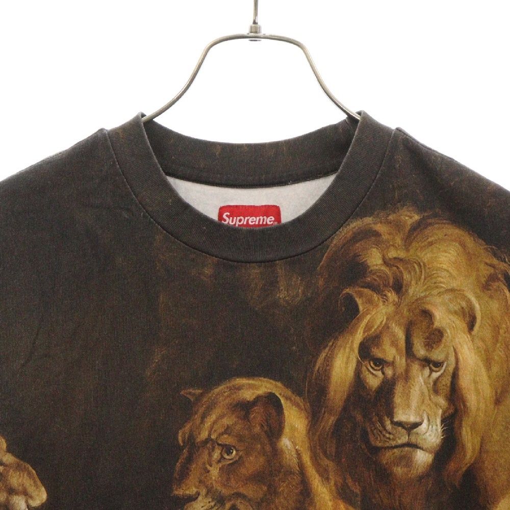 シュプリーム★ライオン柄のTシャツ★Lions' Den S/S Top Buy Supreme Lion's Den Short-Sleeve Top 'Multicolor