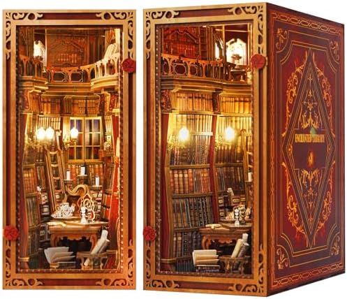 ドールハウス完成品オーダー。本棚インサートカフェ