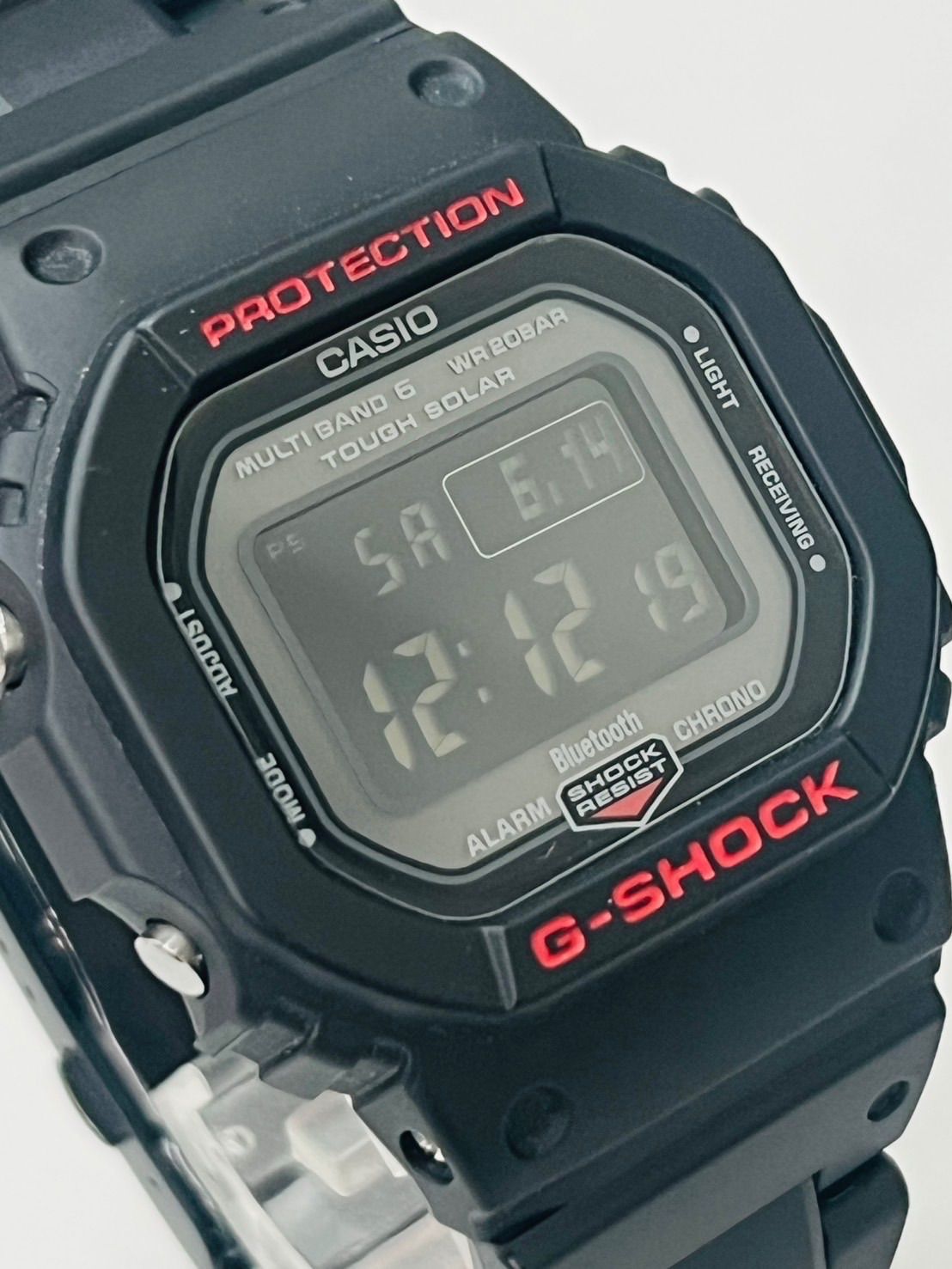 美品】G-SHOCK タフソーラー マルチバンド6 GW-B5600HR-1DR 美品】G-SHOCK タフソーラー マルチバンド6 GW-B5600HR-1DR