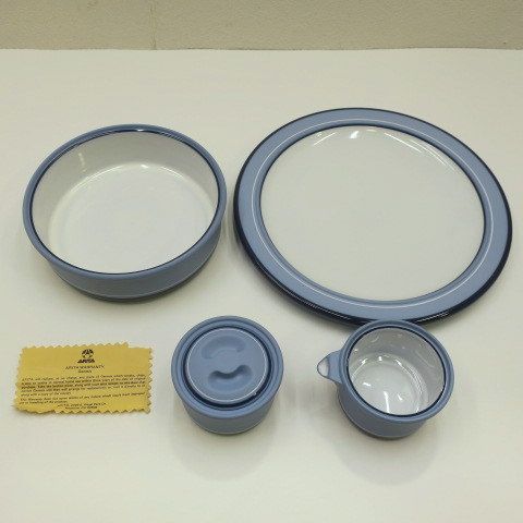 有田焼　青花　Arita ware 美品】アリタ ストーン ウェア ブルー 4点セット ARITA Genesis Blue