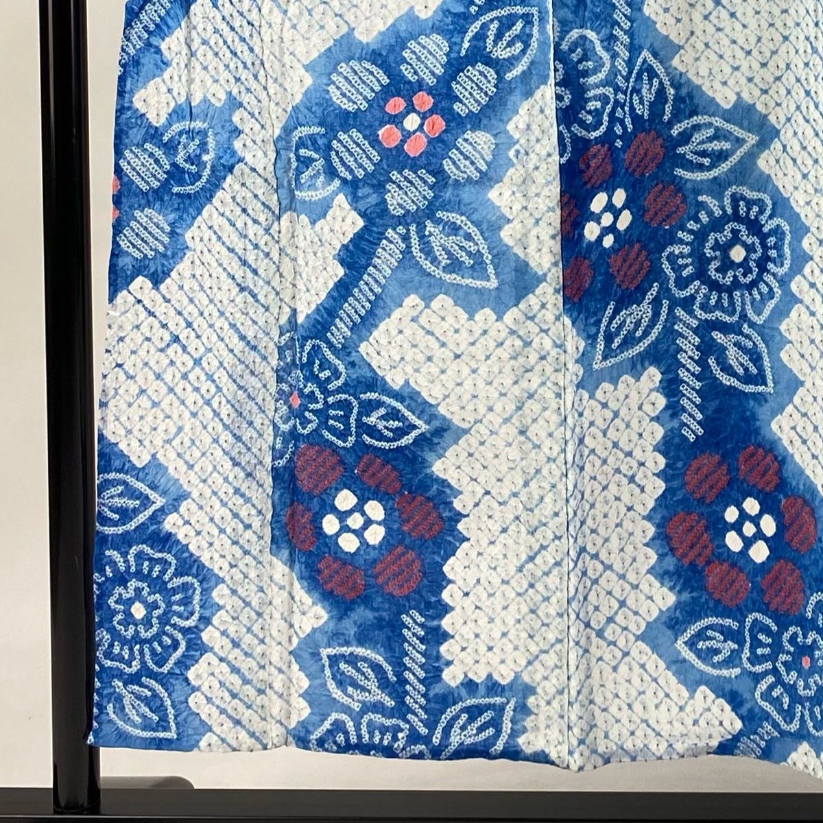 絞り浴衣 草花