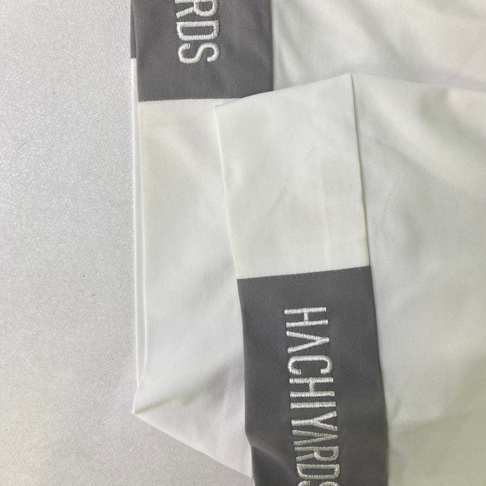 サイズ：L 8YARDS ハチヤーズ 半袖ポロシャツ ホワイト系