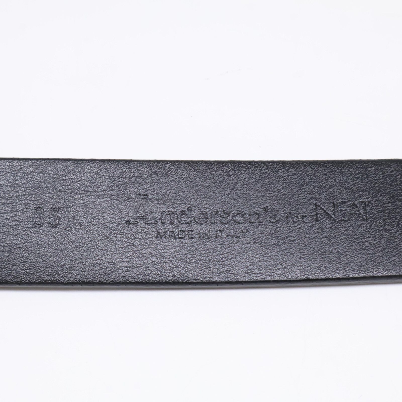 Anderson's アンダーソン for NEAT ニート別注 レザー 85 NEAT Anderson's別注】ニート アンダーソンズ レザーベルト 85