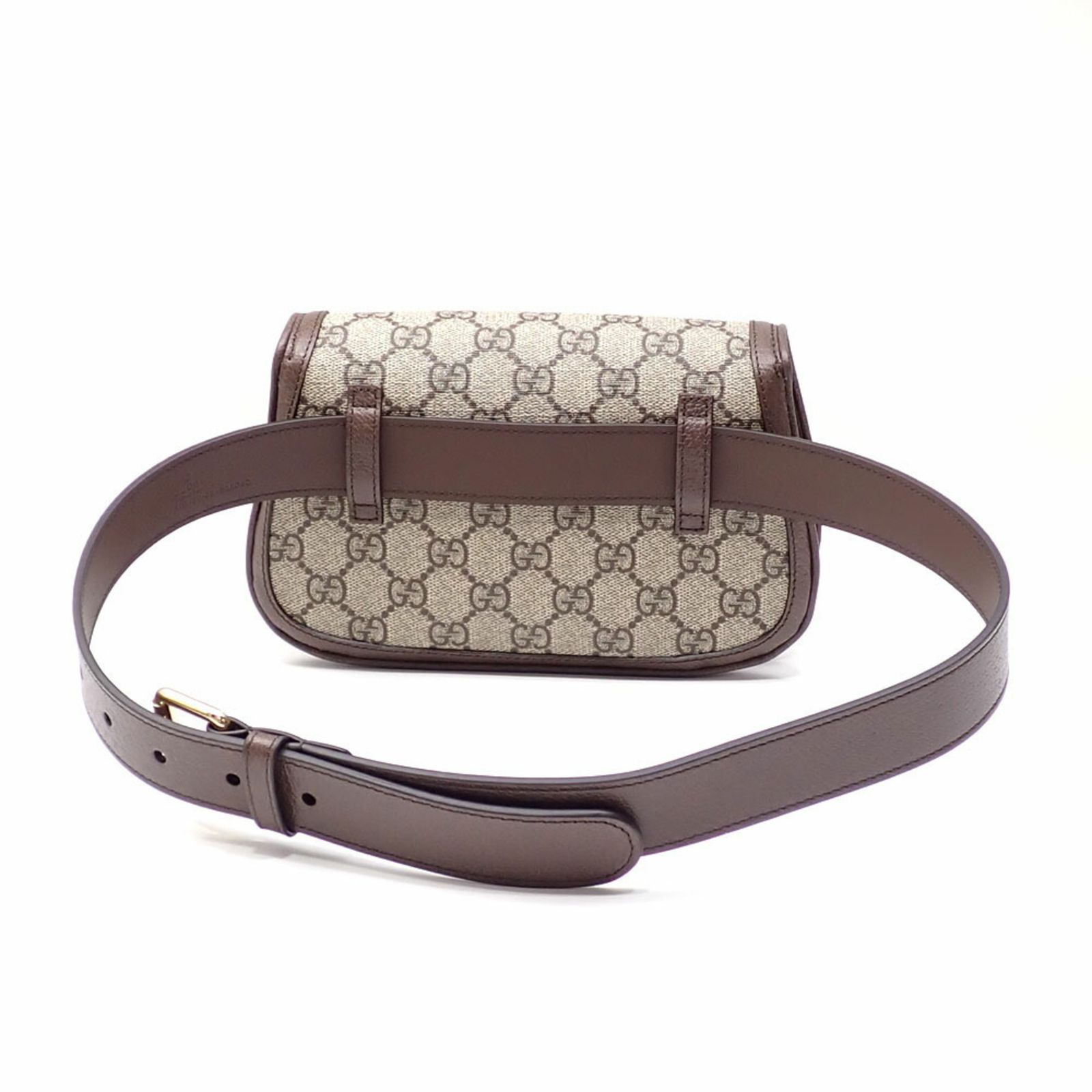 グッチ Gucci グッチ ウエストバッグ ブロンディ レディース ベージュ ブラウン PVC レザー 703807 ウエストポーチ