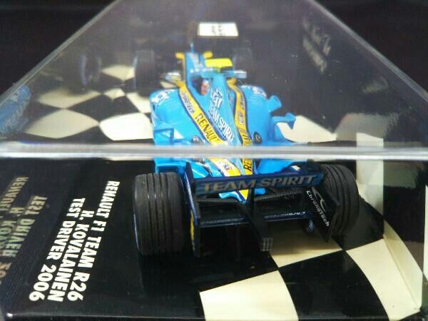 MINICHAMPS RENAULT F1 TEAM R26 H.KOVALAINEN TEST DRIVER 2006 1/43
