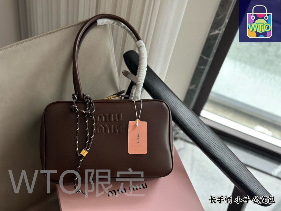 今日WTO】Miu Miu Small Bowling Briefcase / ミュウミュウ