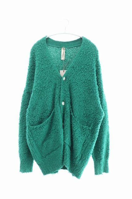 シンヤコズカ SHINYA KOZUKA 23SS UNCLE'S CARDIGAN Malachite 