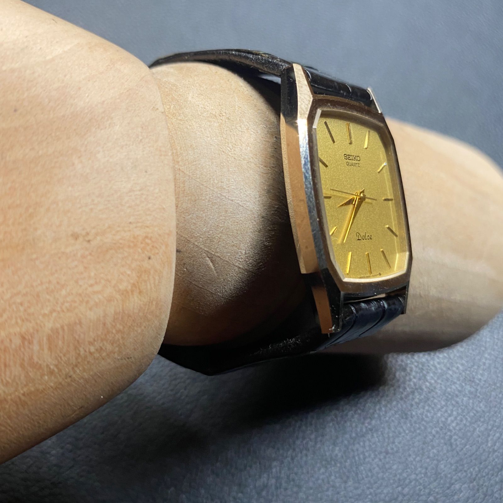 【美品】セイコー ドルチェ クォーツ【9521-5070】【稼働品】メンズモデル SEIKO セイコー ドルチェ 9521-5070 スクエア レア ヴィンテージ