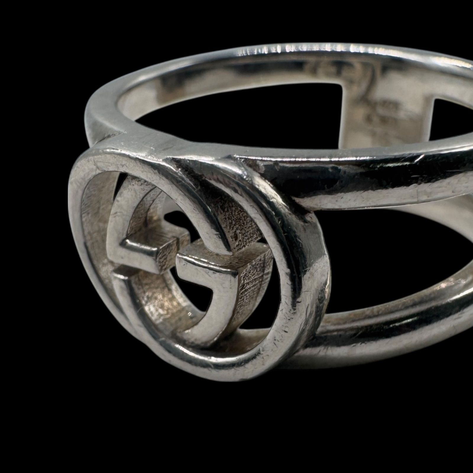 GUCCI グッチ インターロッキングG シルバー925 リング 指輪 ジュエリー