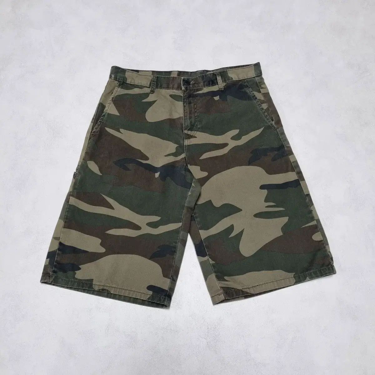 ヴィンテージ DICKIES ディッキーズ カモフラ バミューダ パンツ ー 32 dickies ウッドランド ハーフパンツ
