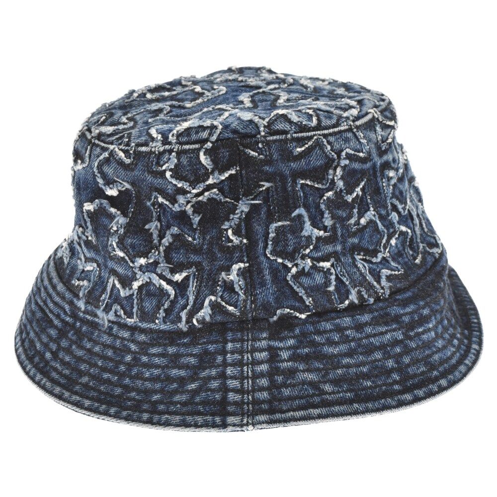CHROME HEARTS バケットハット s CHROME HEARTS+ セメタリークロス スクロール バケット ハット