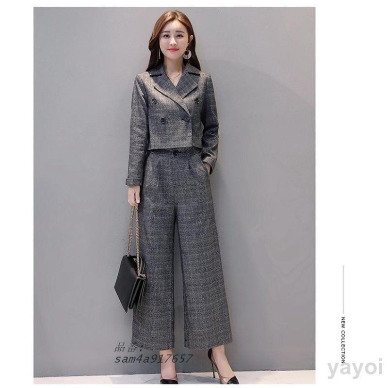 冬 パンツスーツ