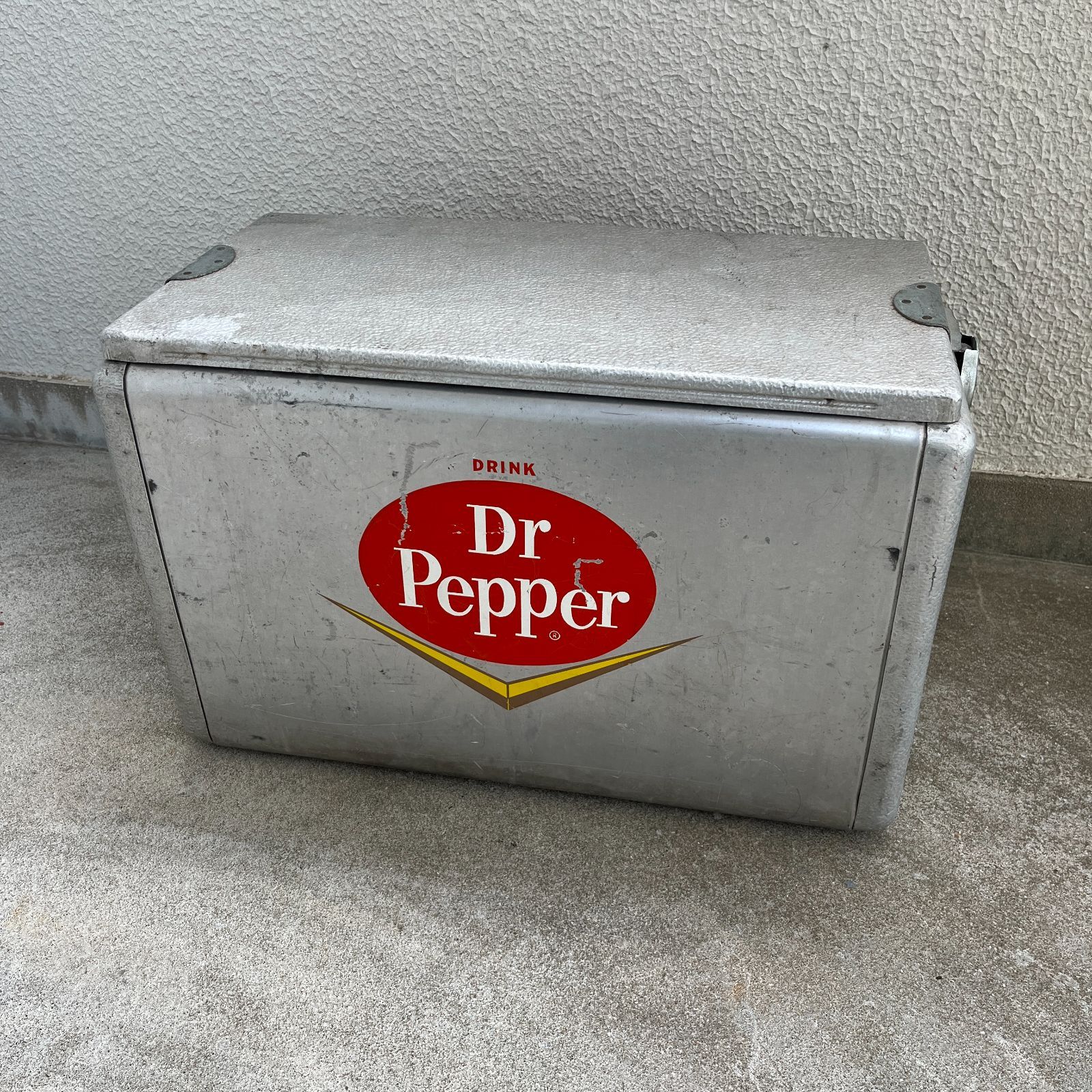 メタルクーラー】超希少 60s ビンテージ Dr. Pepper シルバー アイスボックスドリンククーラー アルミニウム Progress  Refrigerator社製 - メルカリ