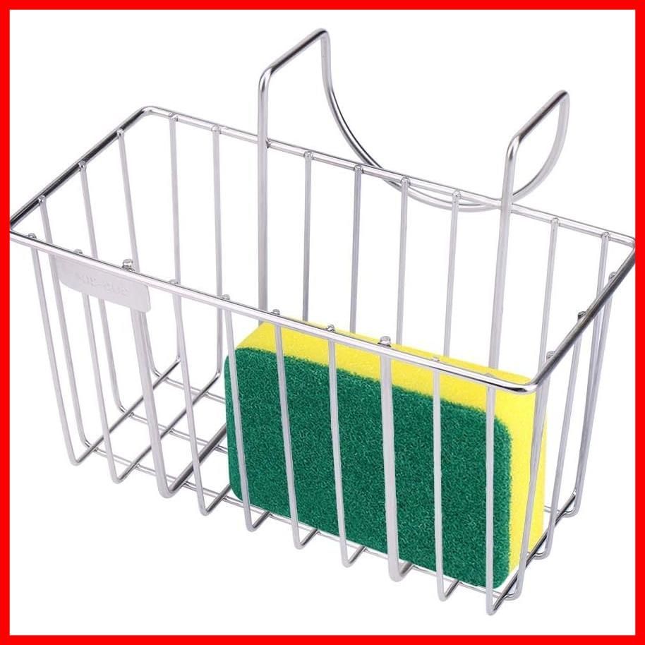  スポンジ入れ スポンジホルダー ラック シンク収納 スポンジラック 水切りかご 流し シンク用 たわし入れ キッチン用 ステンレス スポンジ置き 錆び防止 シルバー キッチンバサミ ガラス保存容器 その他 シンク コンロ用品