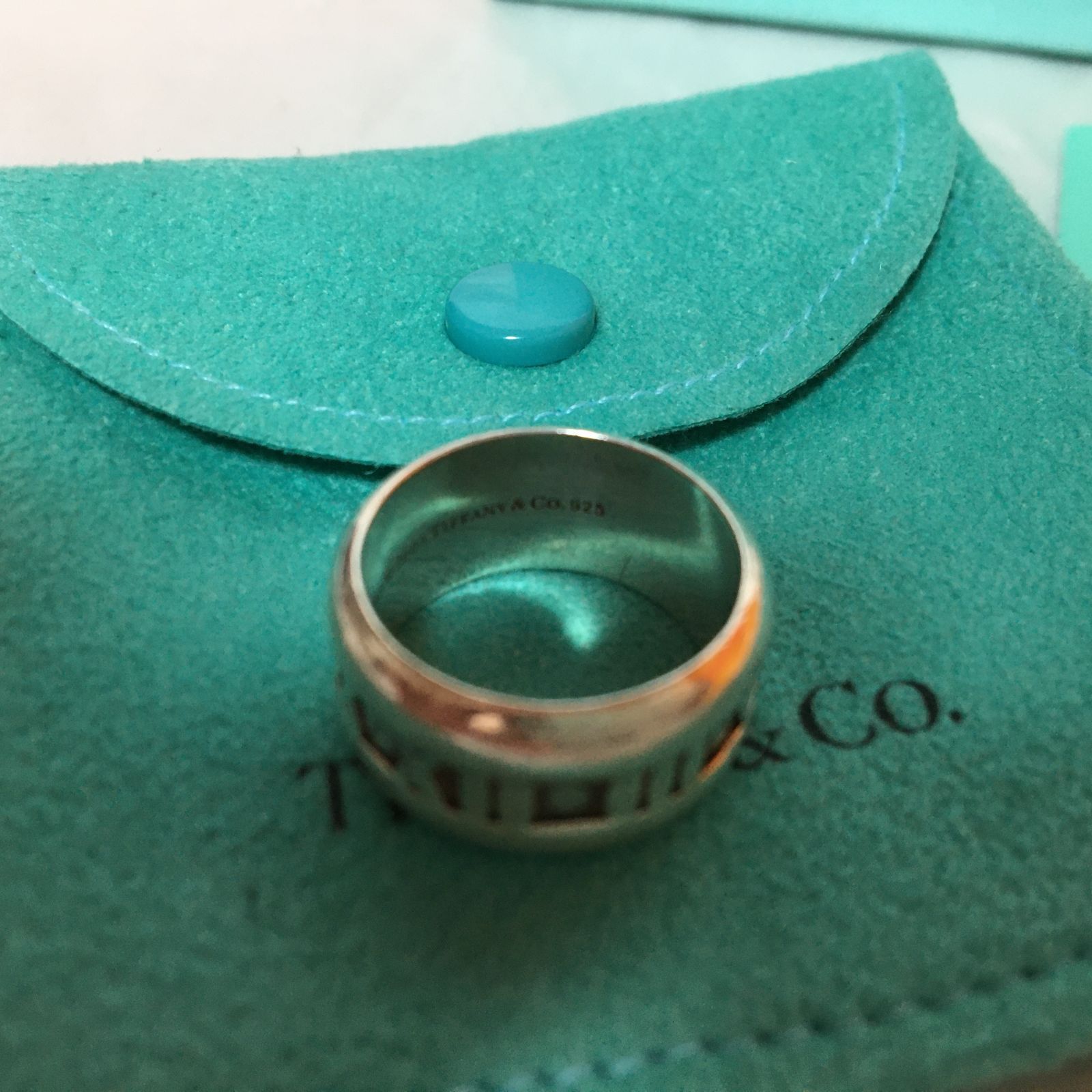SK ティファニー TIFFANY&Co. アトラス リング ワイド 指輪 リング 約 