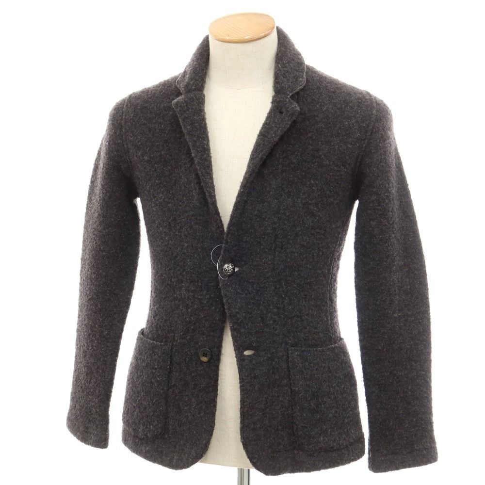 LARDINI ダークグレー テーラードジャケット S LARDINI ダークグレー テーラードジャケットsサイズ
