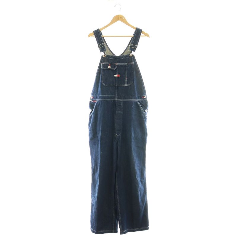 トミー TOMMY ジーンズ JEABS デニム オーバーオール L 紺