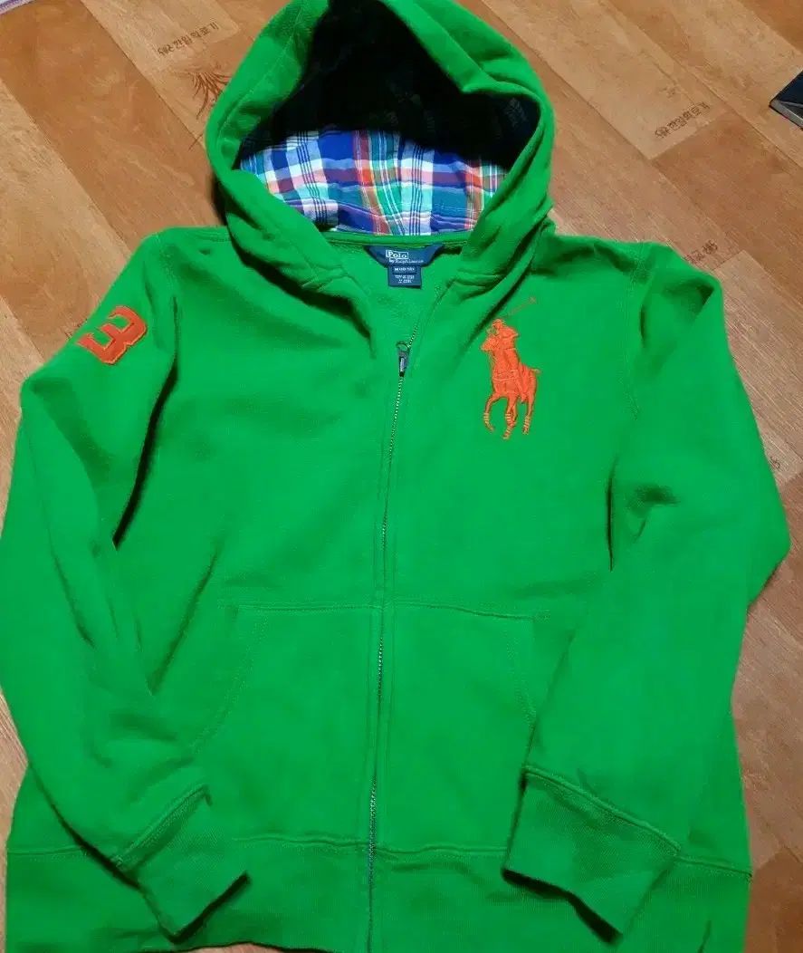 Polo Ralph Lauren キッズ ビックポニー フード ジップアップ M 10 ー 12