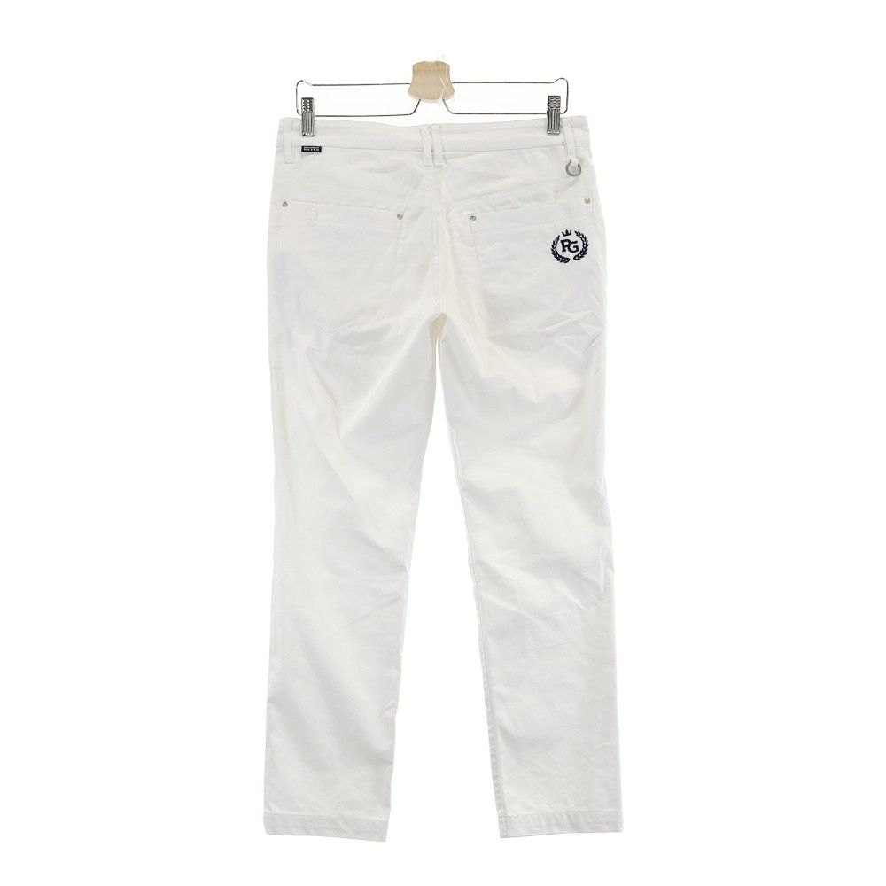 PEARLY GATES 刺繍ホワイトゴルフパンツ サイズ4 サイズ：4 PEARLY
