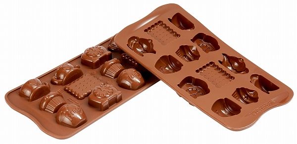 silikomart(シリコマート) イージーチョコ ティータイム 12個取 SCG17(0558600)