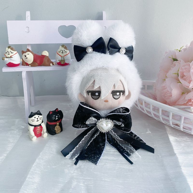 手作りぬいぐるみ服 10cm かわいいウサギの耳ぬいぐるみ服 ミニ