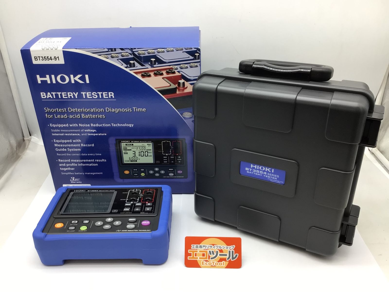 ♥ HIOKI|日置電機 バッテリテスタワイヤレスセット BT3554-91 ITZS4KQCCMC4 エコツール小牧ｲﾝﾀｰ店 M02