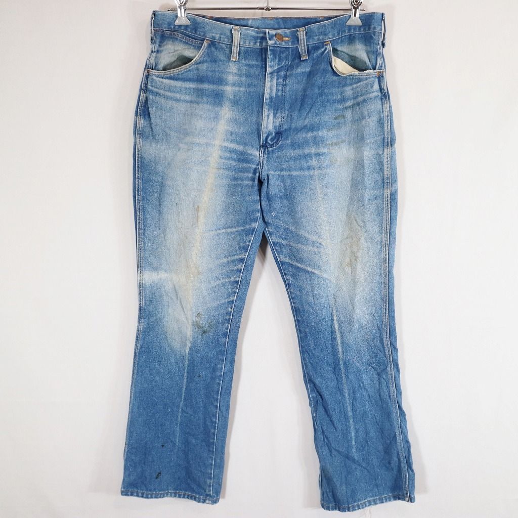 9T4875 Wrangler デニムパンツ　80's アメカジ　古着 9T4875 Wrangler デニムパンツ 80's アメカジ 古着 - メルカリ
