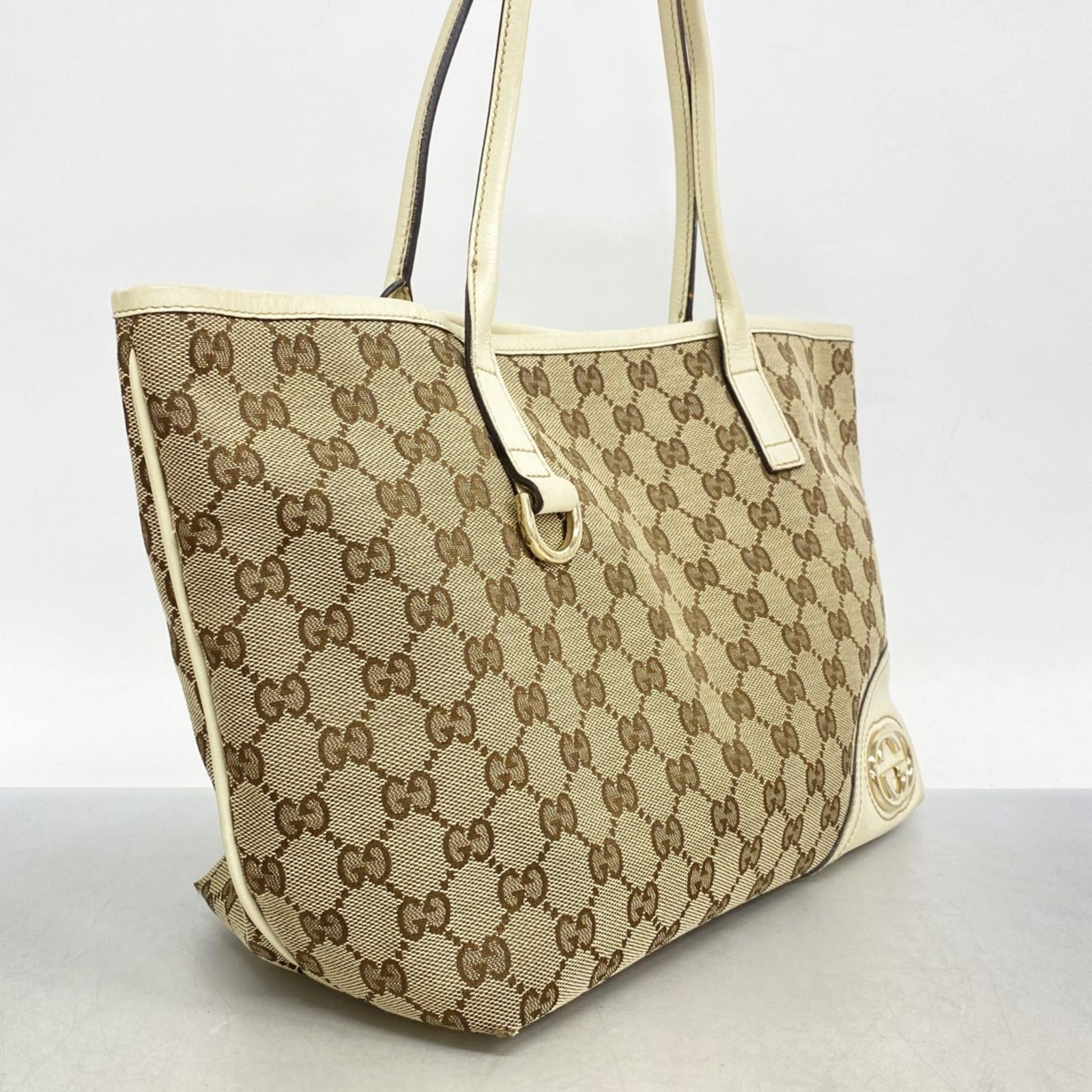 GUCCI グッチ ジャッキー GGキャンバス ハンドバッグ ベージュ 楽天市場】【バッグ】GUCCI グッチ GGキャンバス ニュー