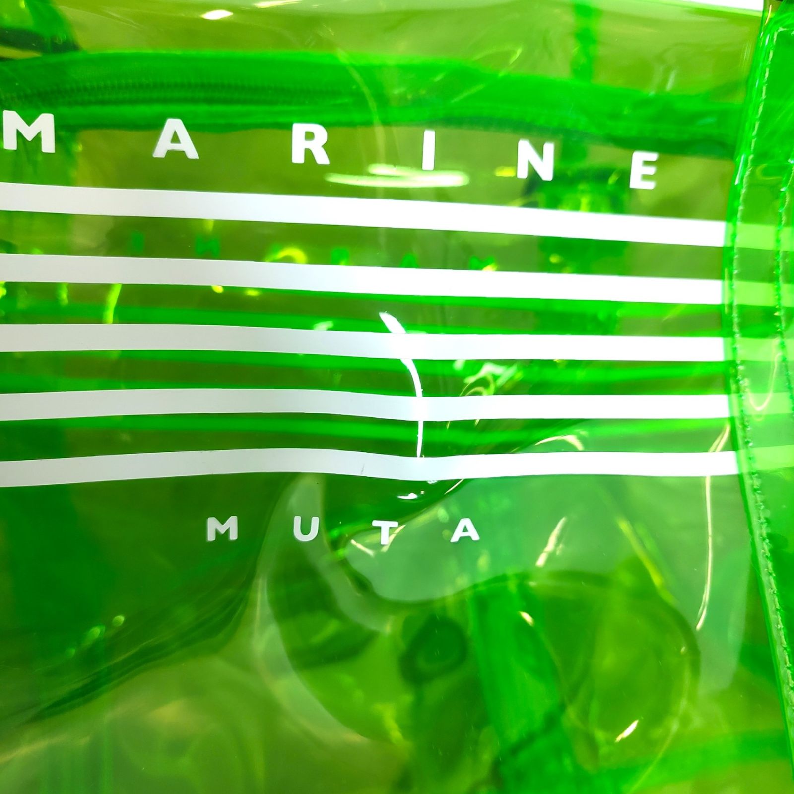 muta ムータボストンバッグ　スケルトン muta MARINE ムータ マリン スケルトン クリア ボストン バッグ