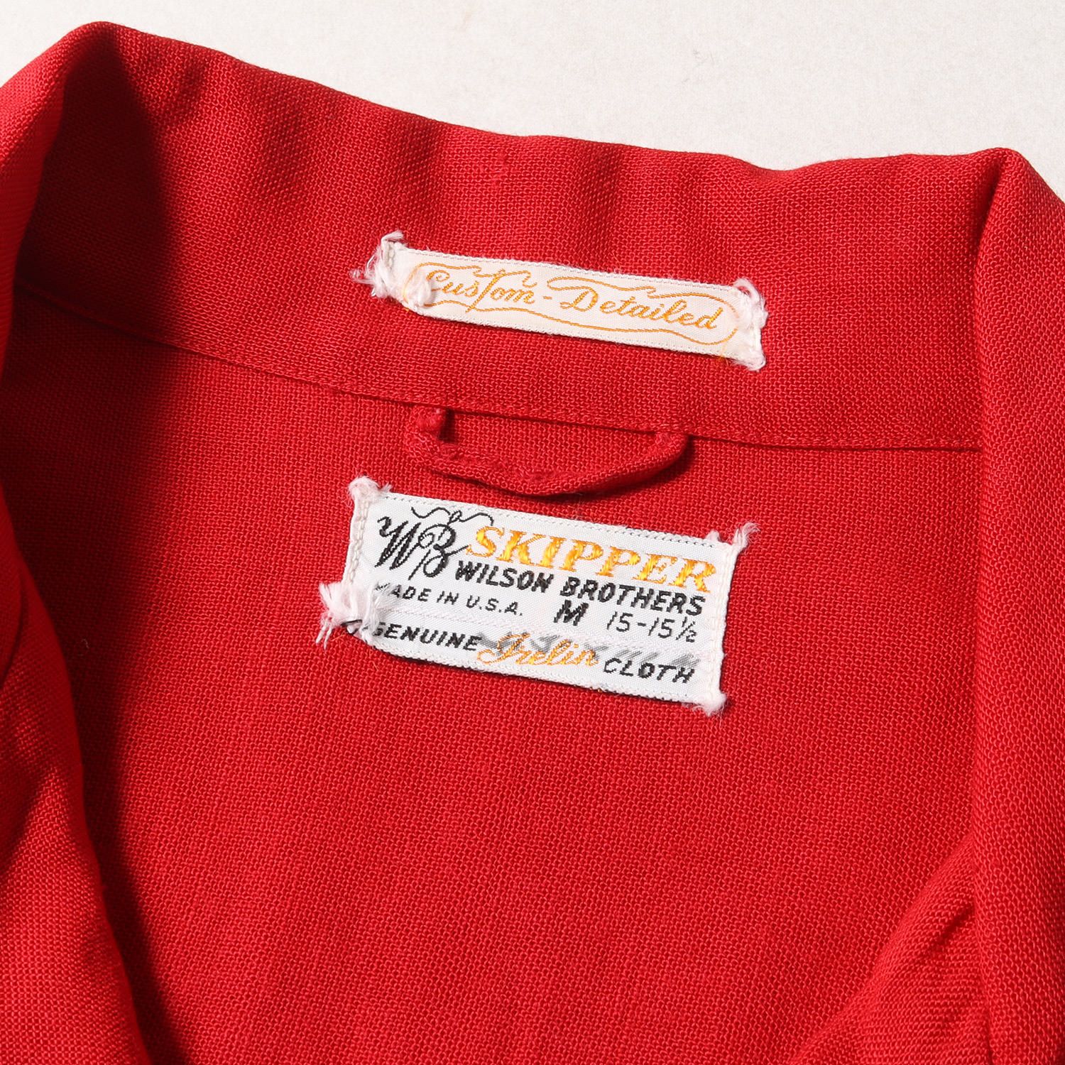 SKIPPER Wilson Brothers ビンテージ レーヨンシャツ 50s SKIPPER