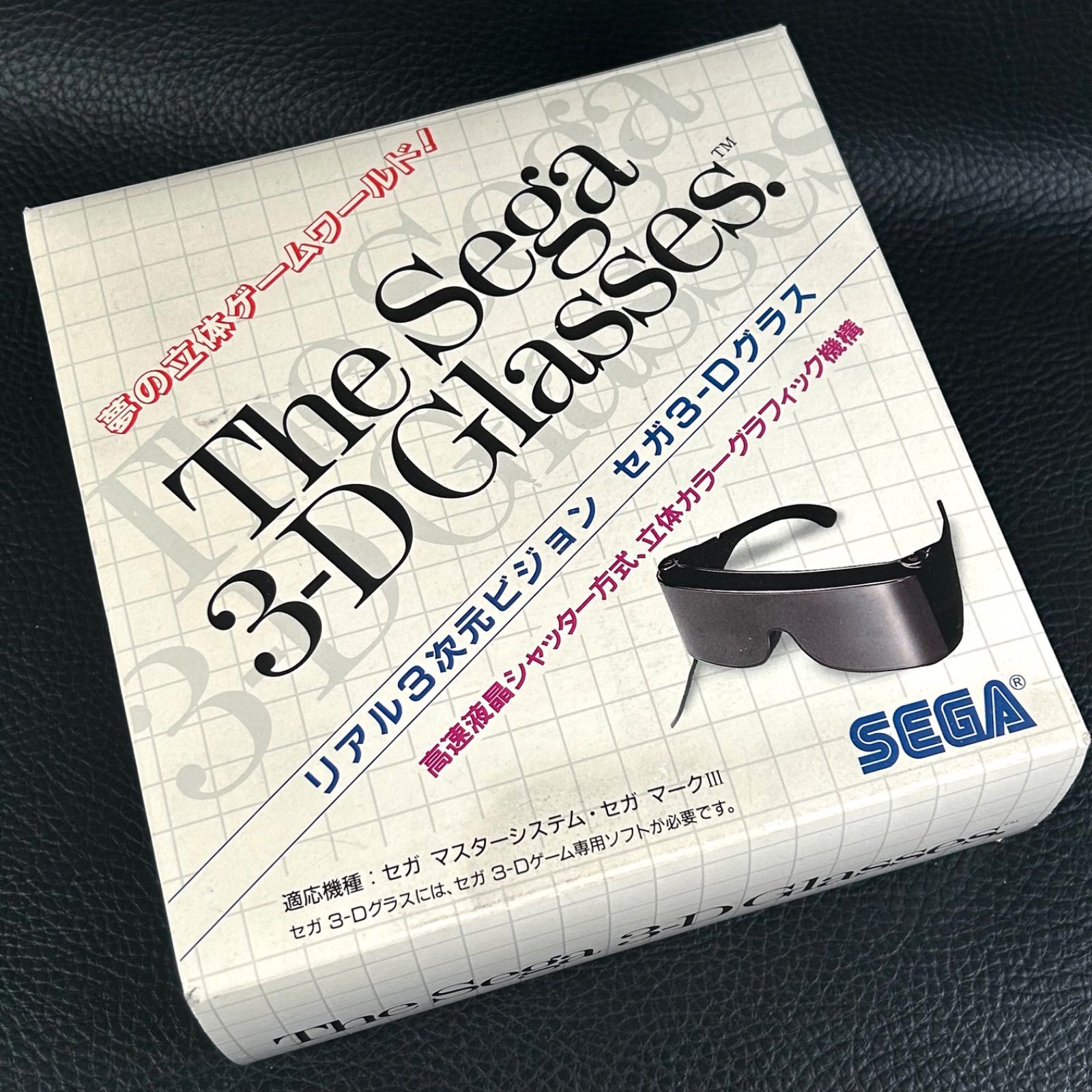 THE Sega 3-D Glasses リアル3次元ビジョン セガ 3-Dグラス セガマークⅢ 3Dメガネ K271