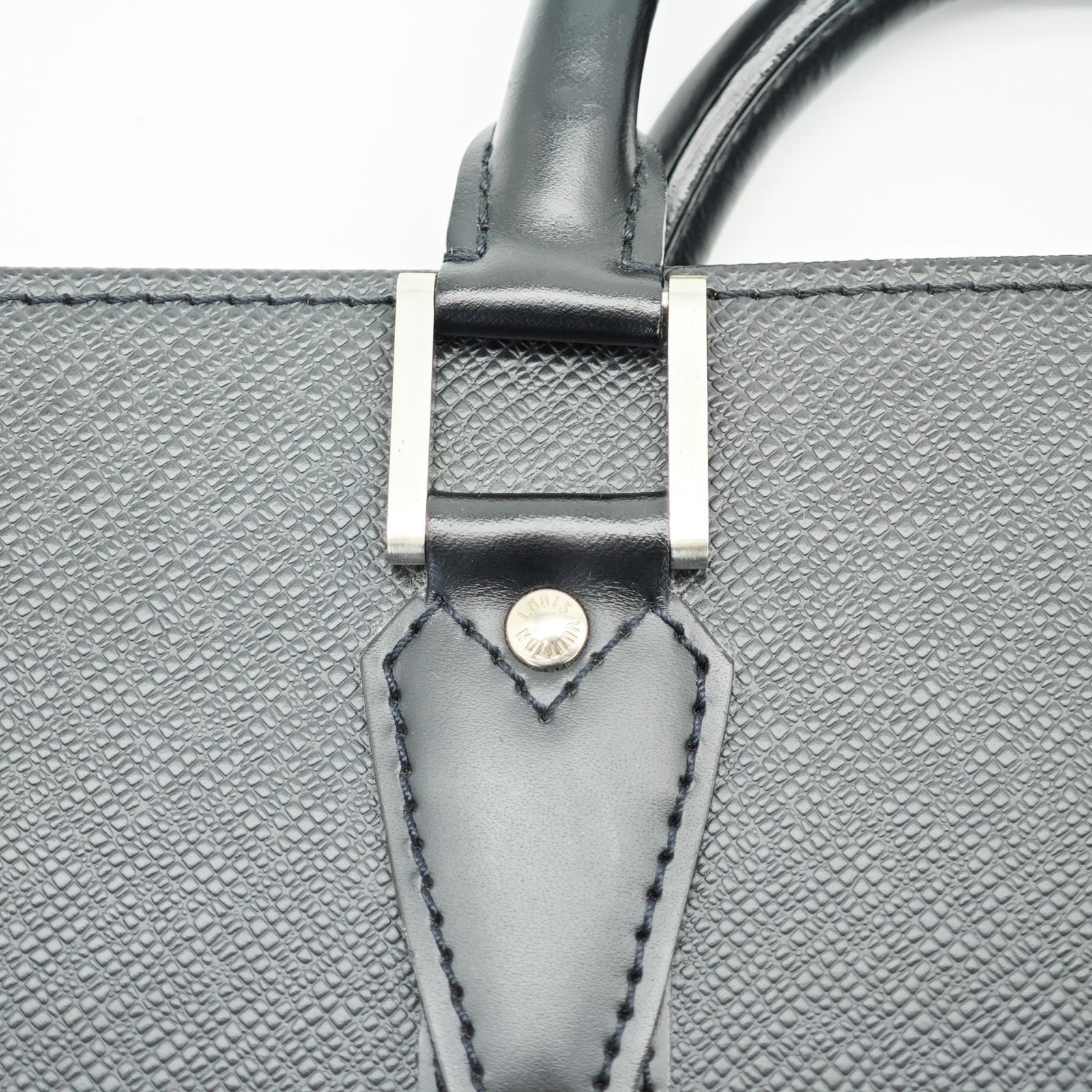 【美品】袋付 ルイヴィトン タイガ ビジネスバッグ 黒 ブリーフケース 営業鞄 LOUIS VUITTON - ヴィトン／Louis Vuitton バッグ ブリーフ