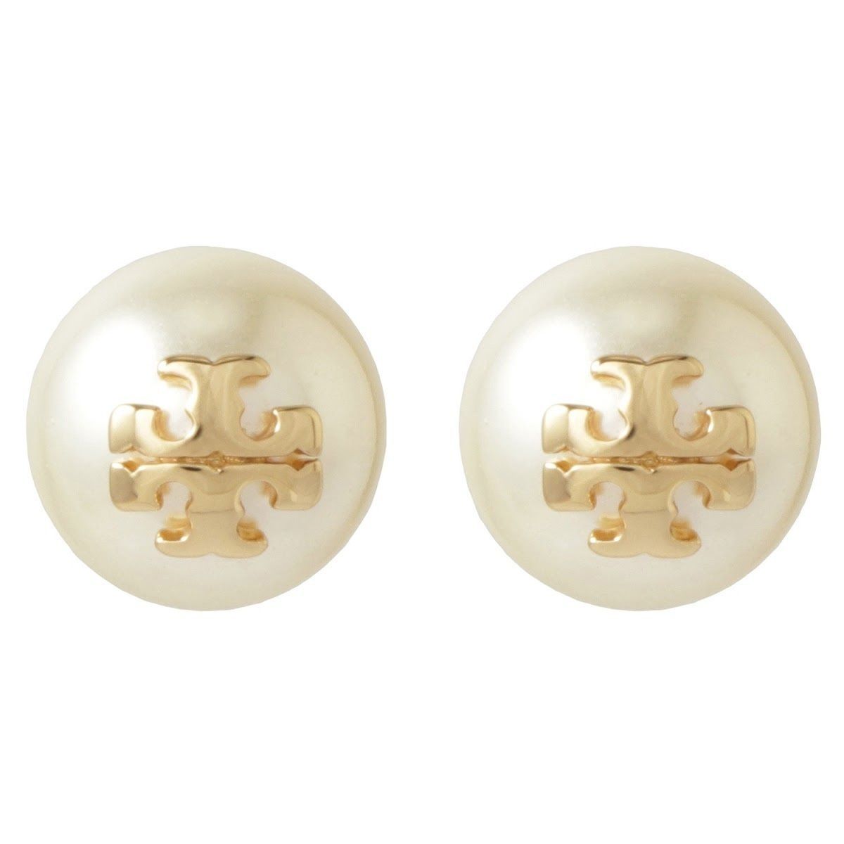 トリーバーチ 18151 110 ピアス KIRA PEARL 色:IVORY/TORY GOLD - メルカリ