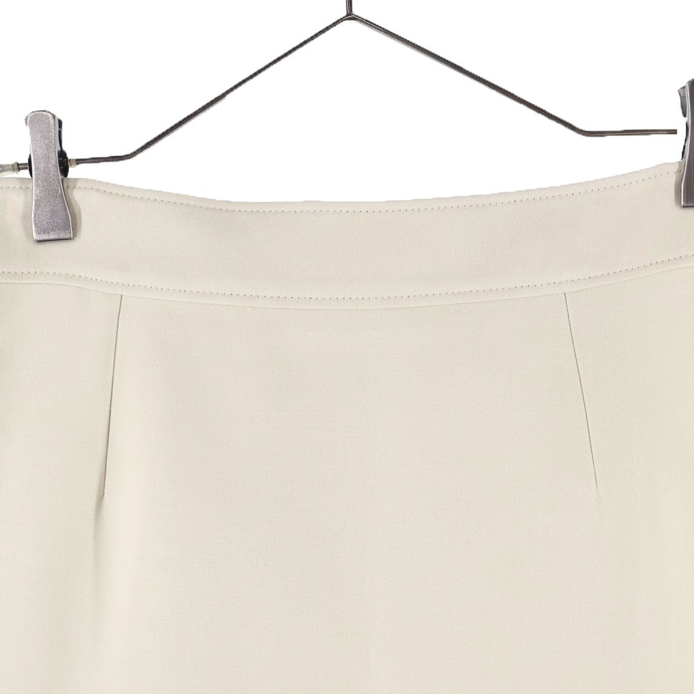 GUCCI グッチシンプルカシミヤ巻きスカートベージュ