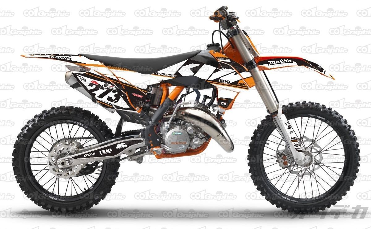 2014-2016 KTM EXC EXCF XCW XCFW デカール ステッカー フルグラフィック co7 ※デザイン決定後30日以内に発送 -  メルカリ