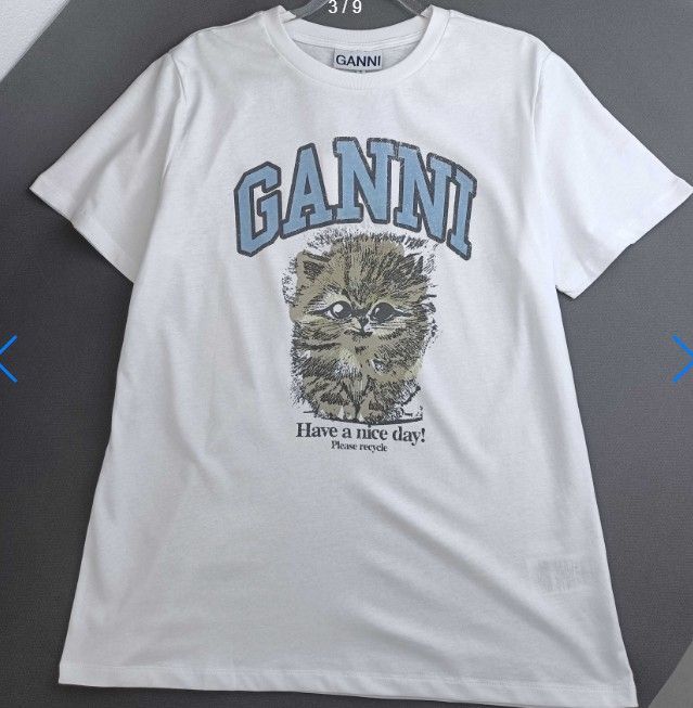 GANNI キティ マーゴット リラックスTシャツ★人気★残りわずか GANNI】 キティ マーゴット リラックス Tシャツ グラフィック2色