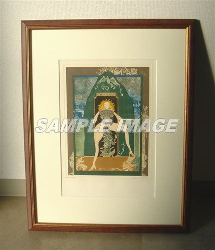 山下清澄「立像＜見知ラヌ女＞V」（版画）[A000022]Kiyozumi Yamashita