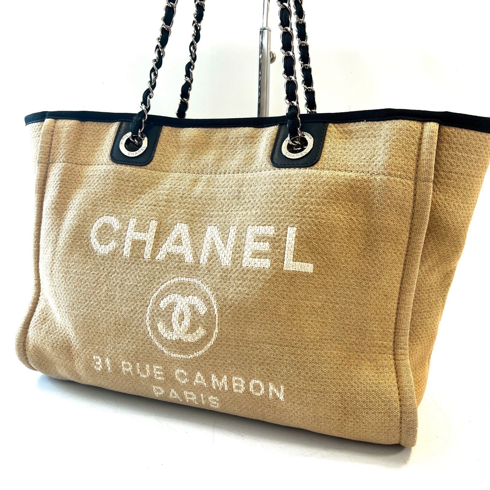 CHANEL ⭐️ 希少❣️編み込み トートバッグ ヴィンテージ ヌメ革 キャメル CHANEL 編み込み トートバッグ - メルカリ