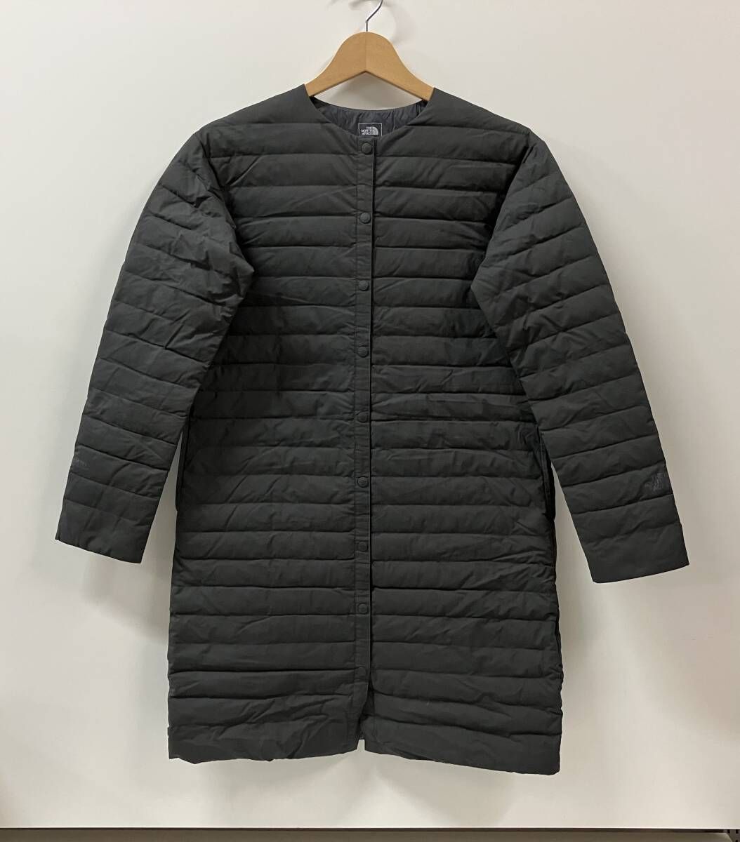 THE NORTH FACE ザノースフェイス ダウンコート NDW91963 WS Zepher Shell Coat ナイロン ダウン レーヨン フェザー サイズS ブラック