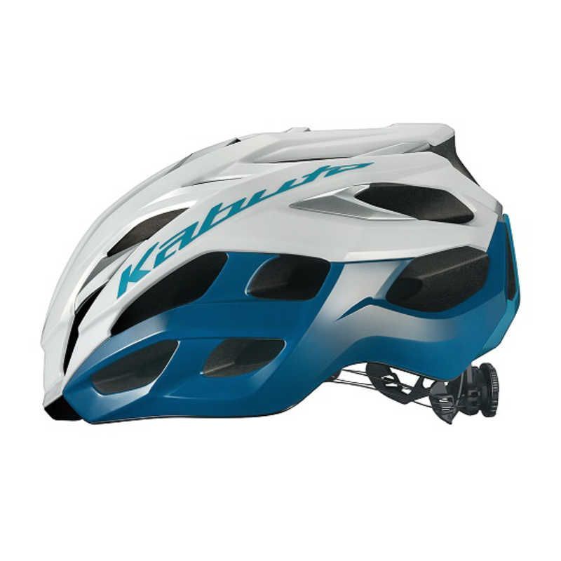 送料無料 ♥ 未開梱 オージーケーカブト 自転車用ヘルメット ヴォルツァ L|XLサイズ 59～61cm|ホワイトブルー VOLZZA