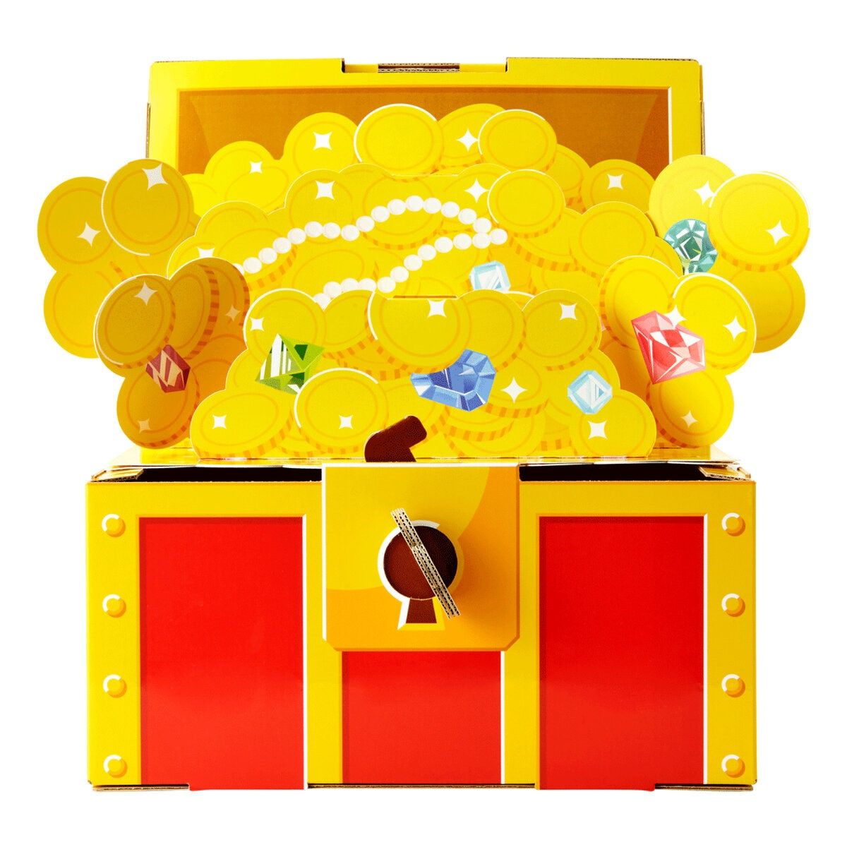 コストコ商品!giftool 宝箱 金銀財宝 Ｍサイズ x 10 ct60695