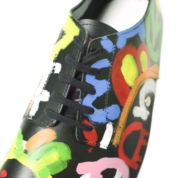 COMME des GARCONS コムデギャルソン 日本製 14SS 落書きプリント