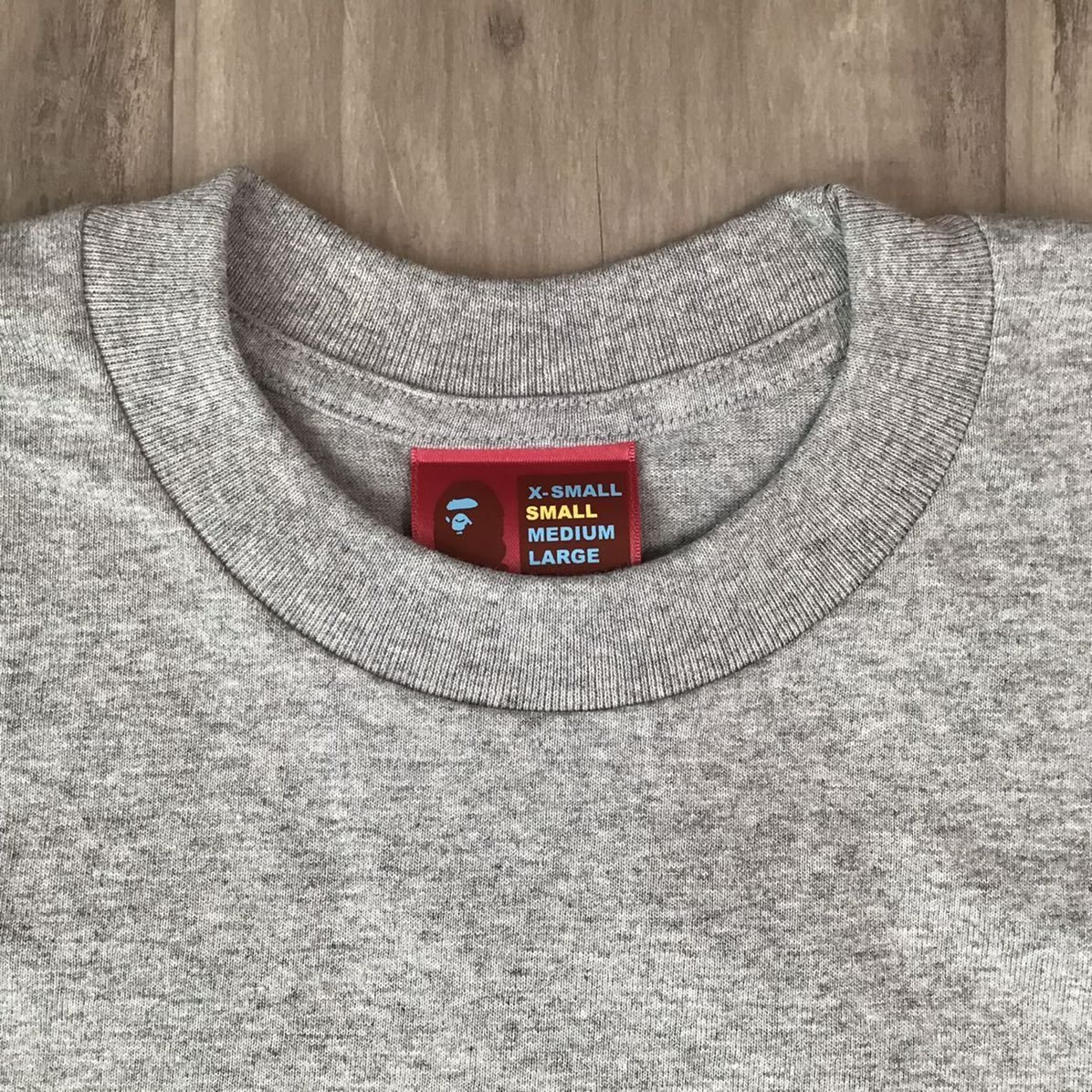 A BATHING APE スワロフスキー装飾 Tシャツ Lサイズ グレー A