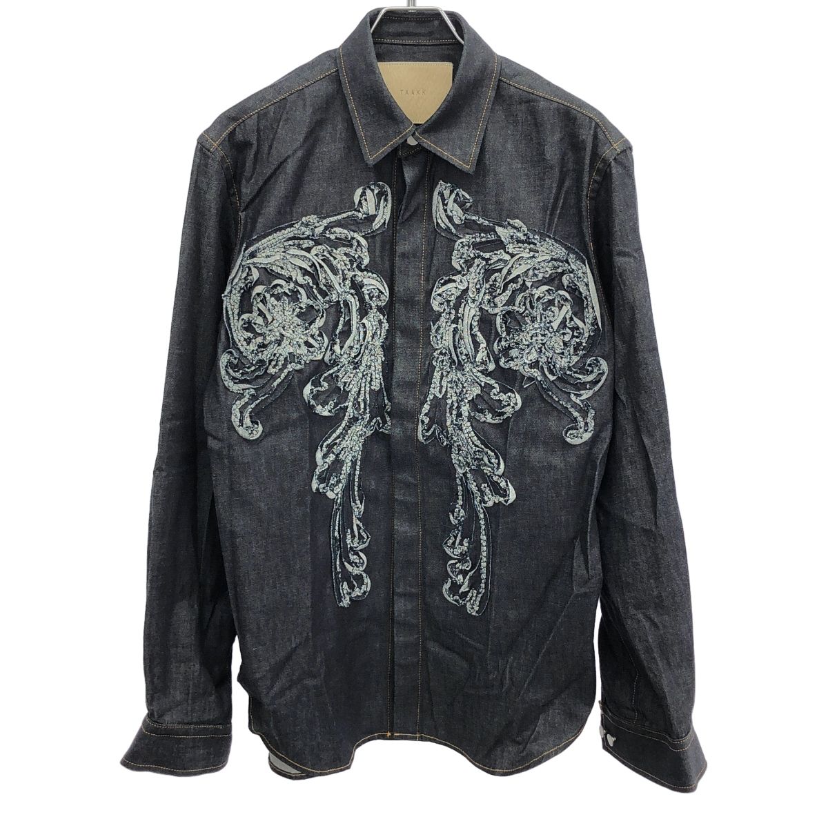 【美品】【25SS】TAAKK／デニム／セットアップ TAAKK(ターク) 25SS デニムジャケット TA25SS-BL016 ブラック