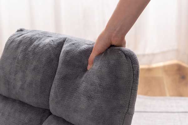 もこもこリクライナー 14段階リクライニング W42×D60-102×H56×SH14cm No.006 グレー MARWIL-DEMENAGEMENTS_CH