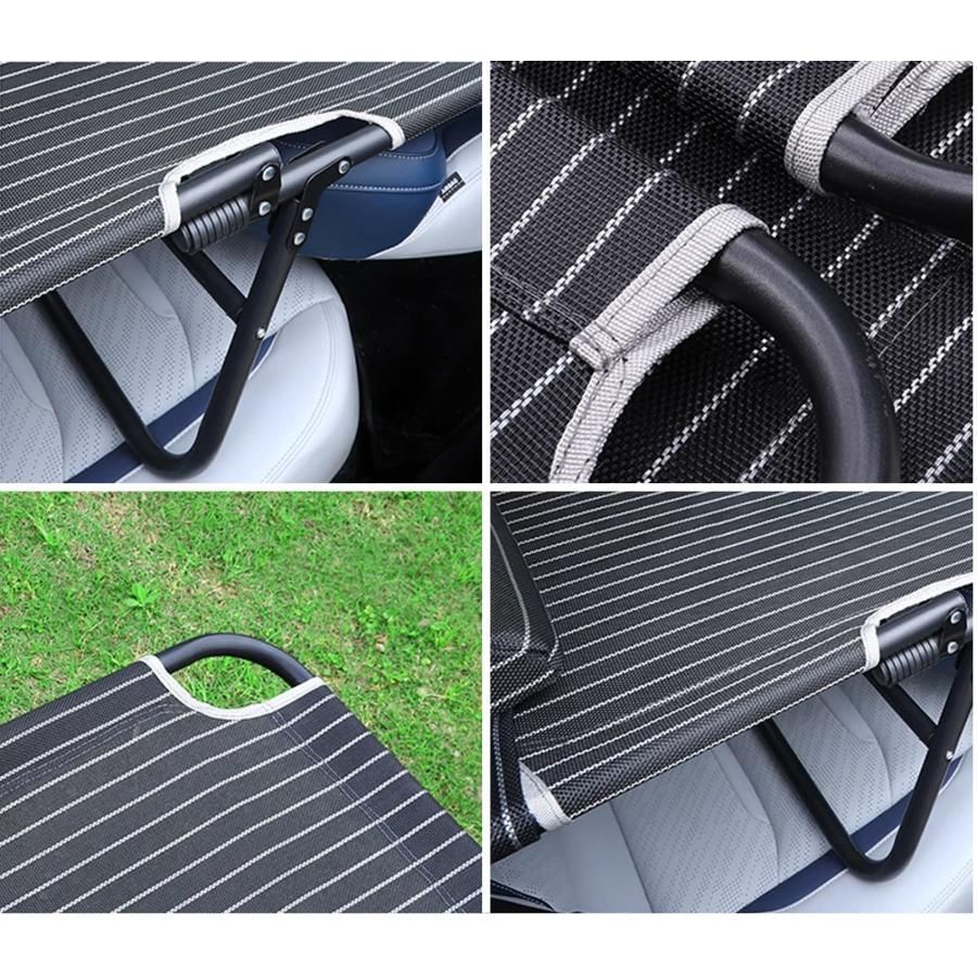 折りたたみコット 折り畳みベッド 車中泊 キャンプ 自動車 クッション枕付き コット ベッド アウトドア ポータブル 軽量 簡易ベッド コンパ NEXPOTALLINN_EU