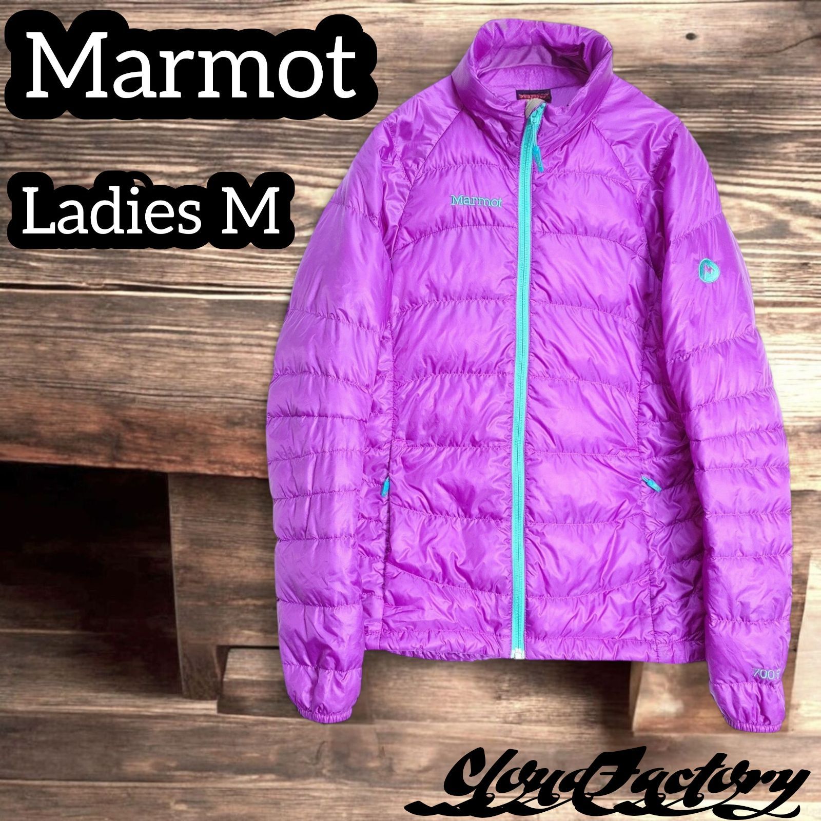 マーモット ダウンジャケット レディースM パープル Marmot 700Fill 