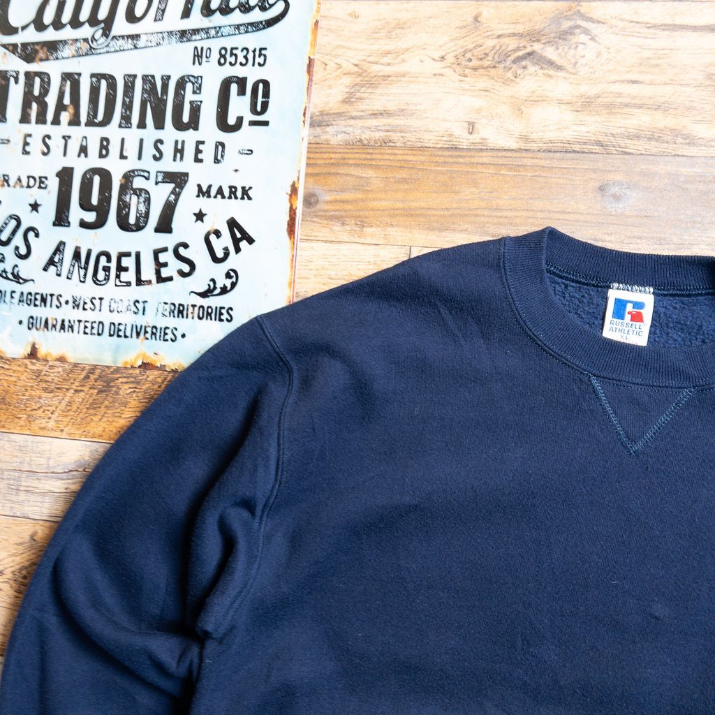 90s RUSSELL ラッセル カレッジ スウェット USA製 XL ネイビー 楽天市場】90s USA製 RUSSELL カレッジ パッチ 刺繍 スウェット